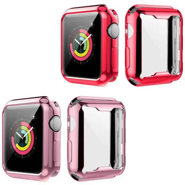 For Apple Watch iWatch Soft Gel Case Full Cover Protector 38 / 40 /41 /42 /44 /45mm For Apple Watch iWatch Soft Gel Case Full Cover Protector 38 / 40 /41 /42 /44 /45mm